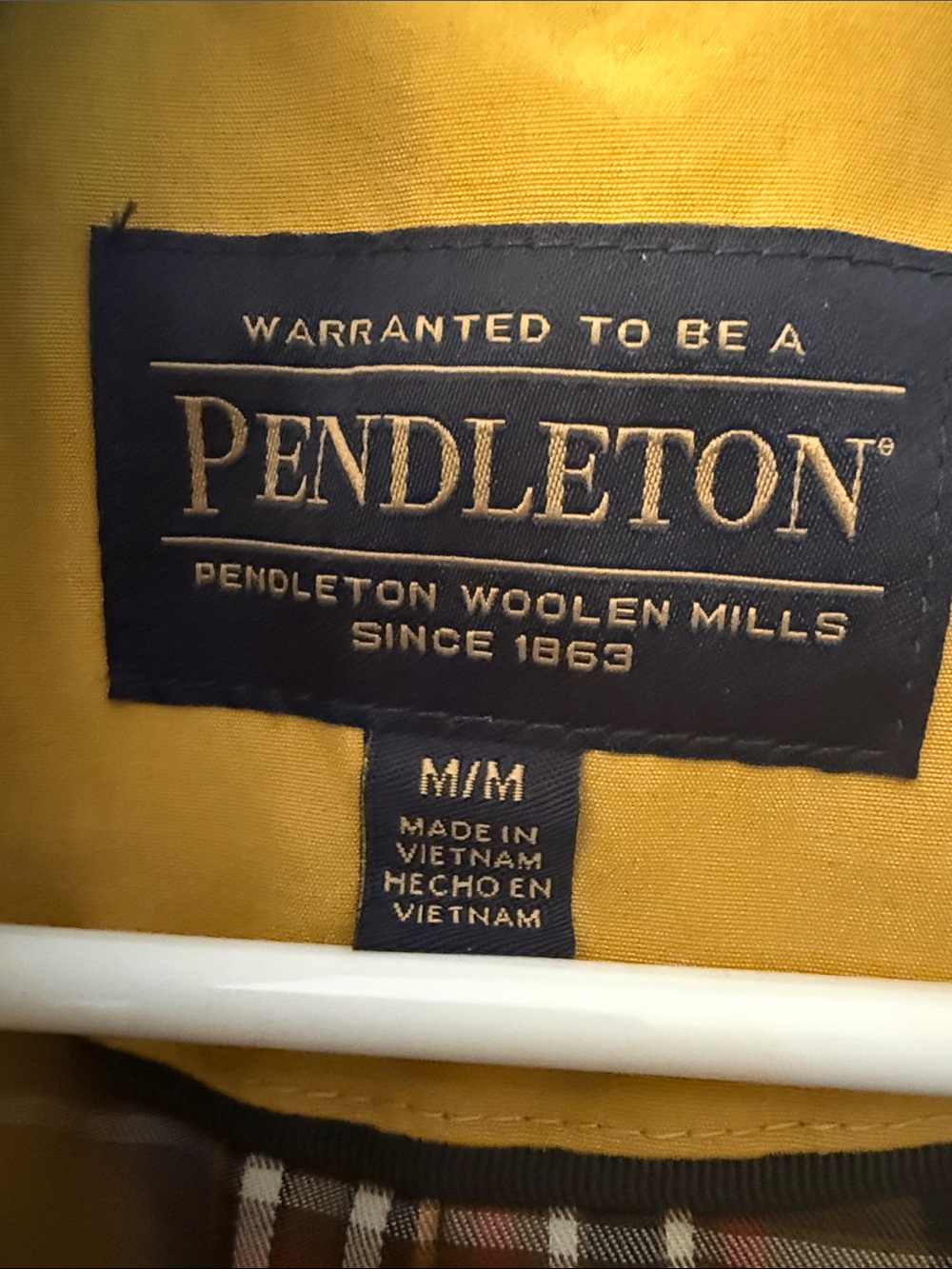 Pendleton yellow jacket - Picture 2 of 5